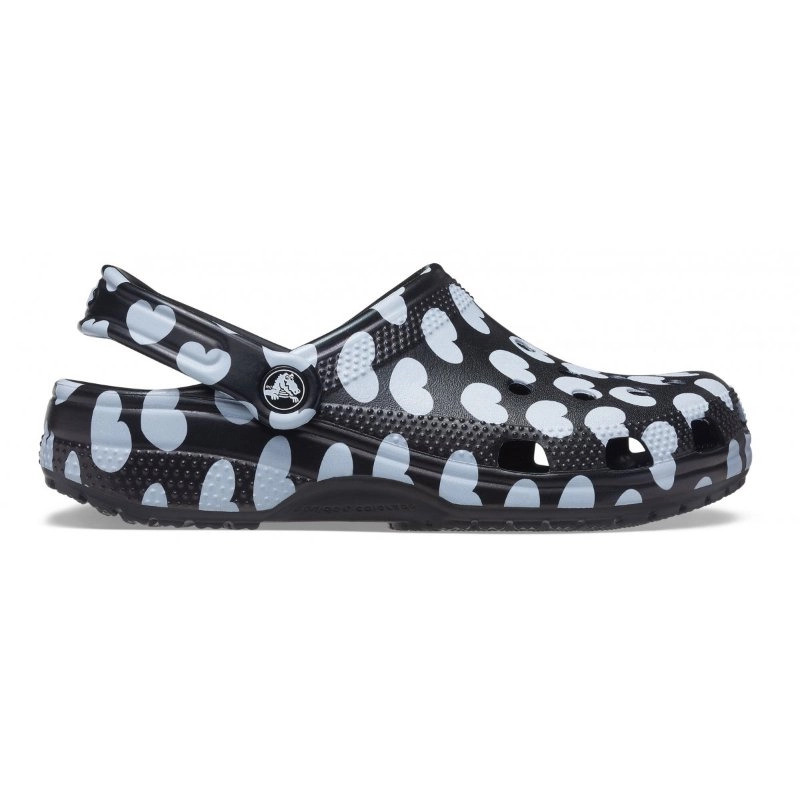 Classic Heart Print Clog W